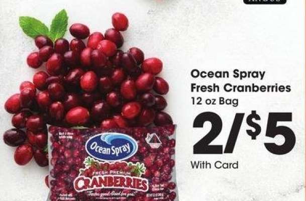 Ocean Spray Fresh Cranberries - 12 oz Bag