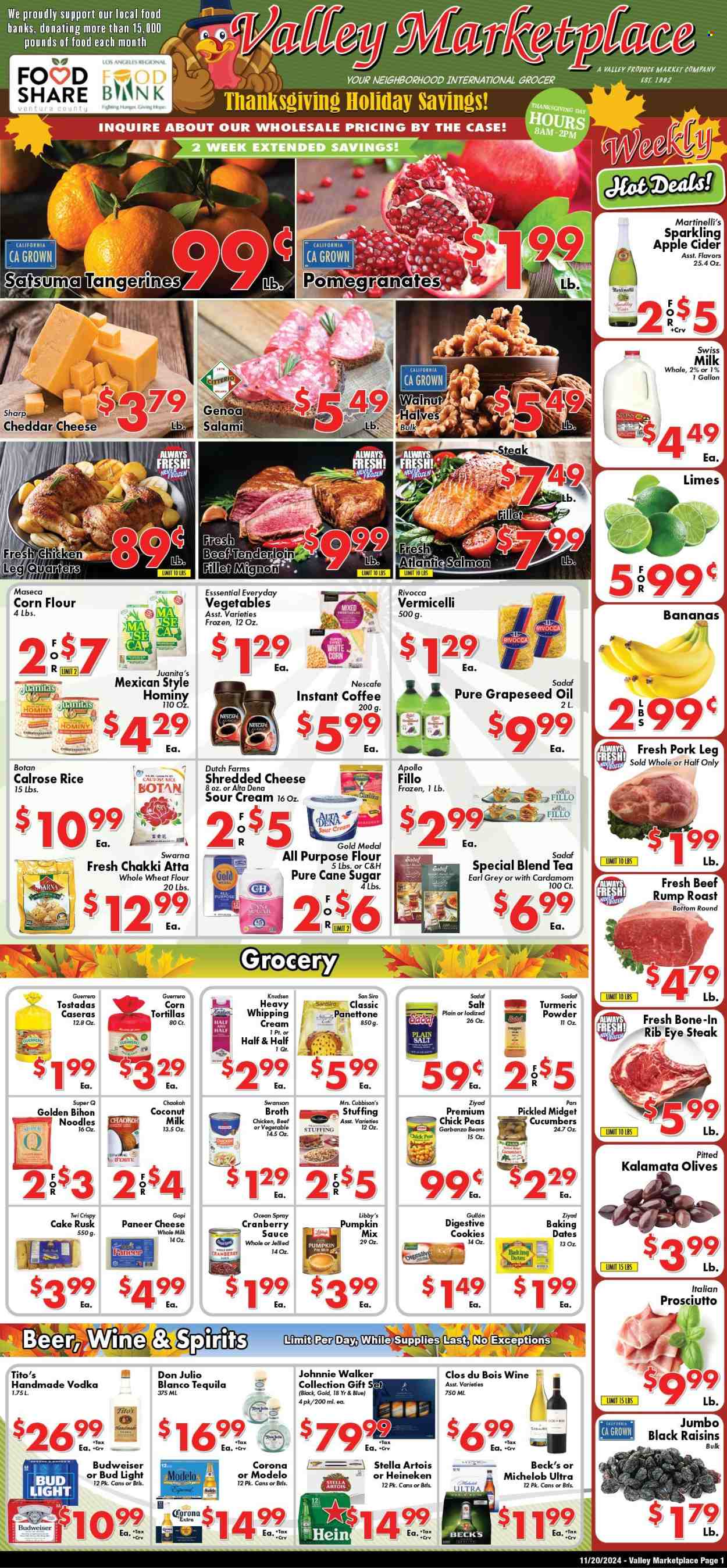 Valley Marketplace ad - 11/20/2024 - 12/03/2024. Page 1