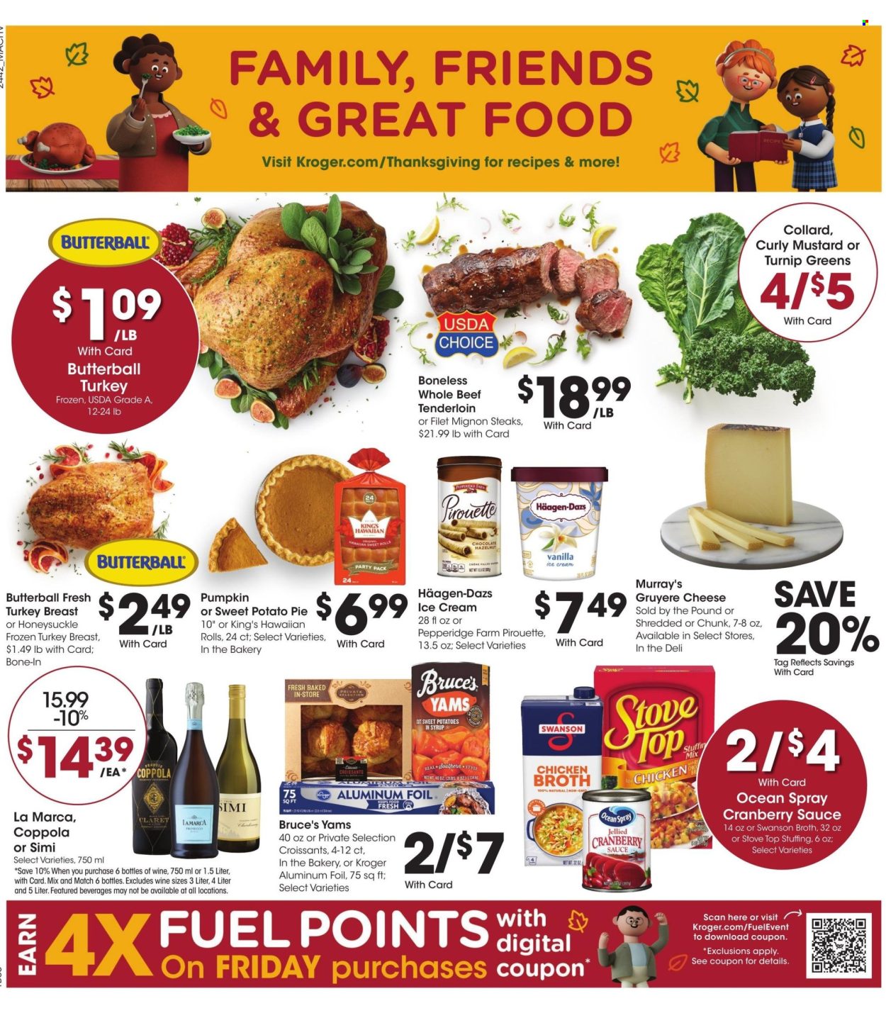 Kroger ad - 11/20/2024 - 11/28/2024. Page 1