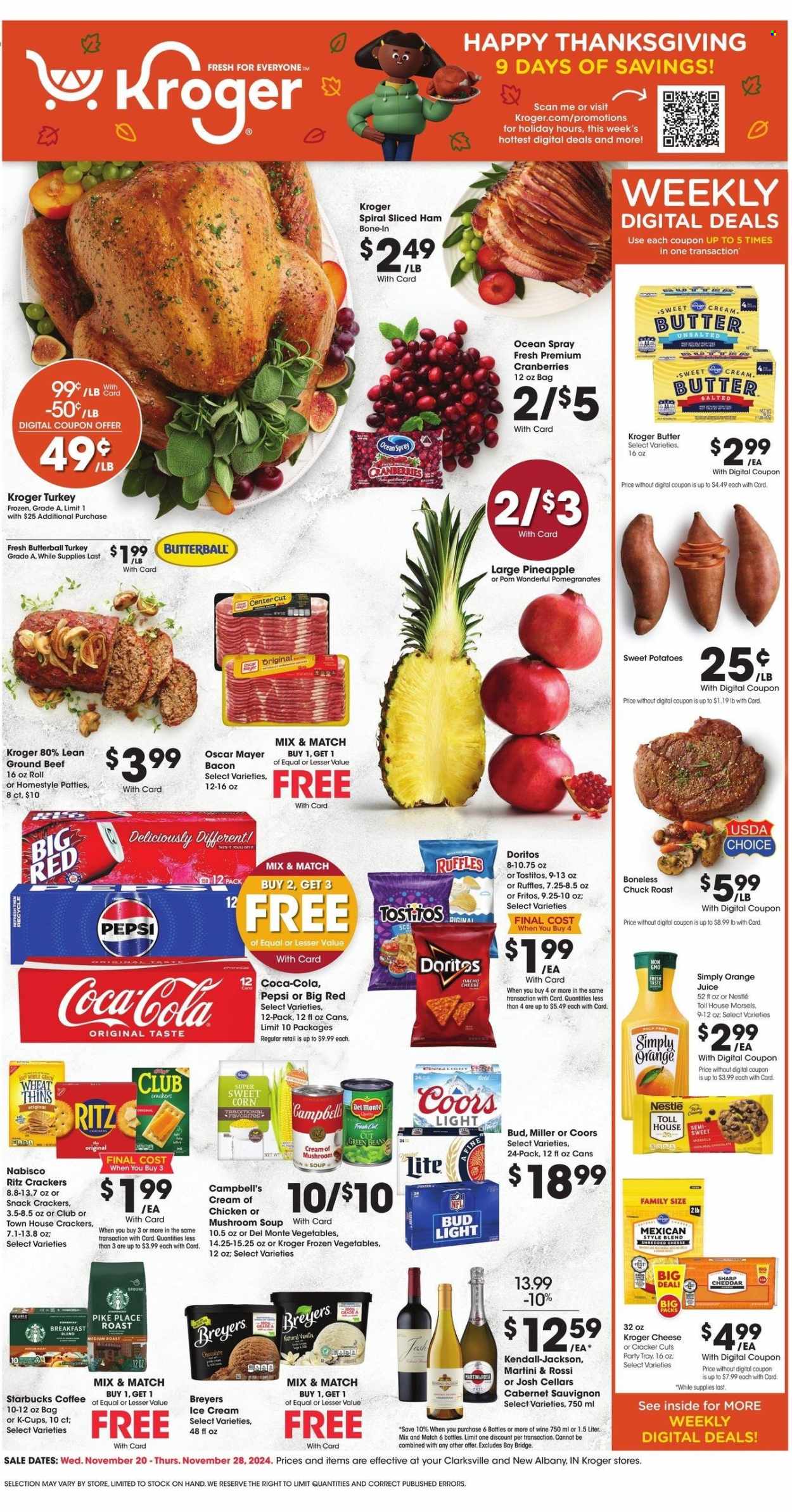 Kroger ad - 11/20/2024 - 11/28/2024. Page 1