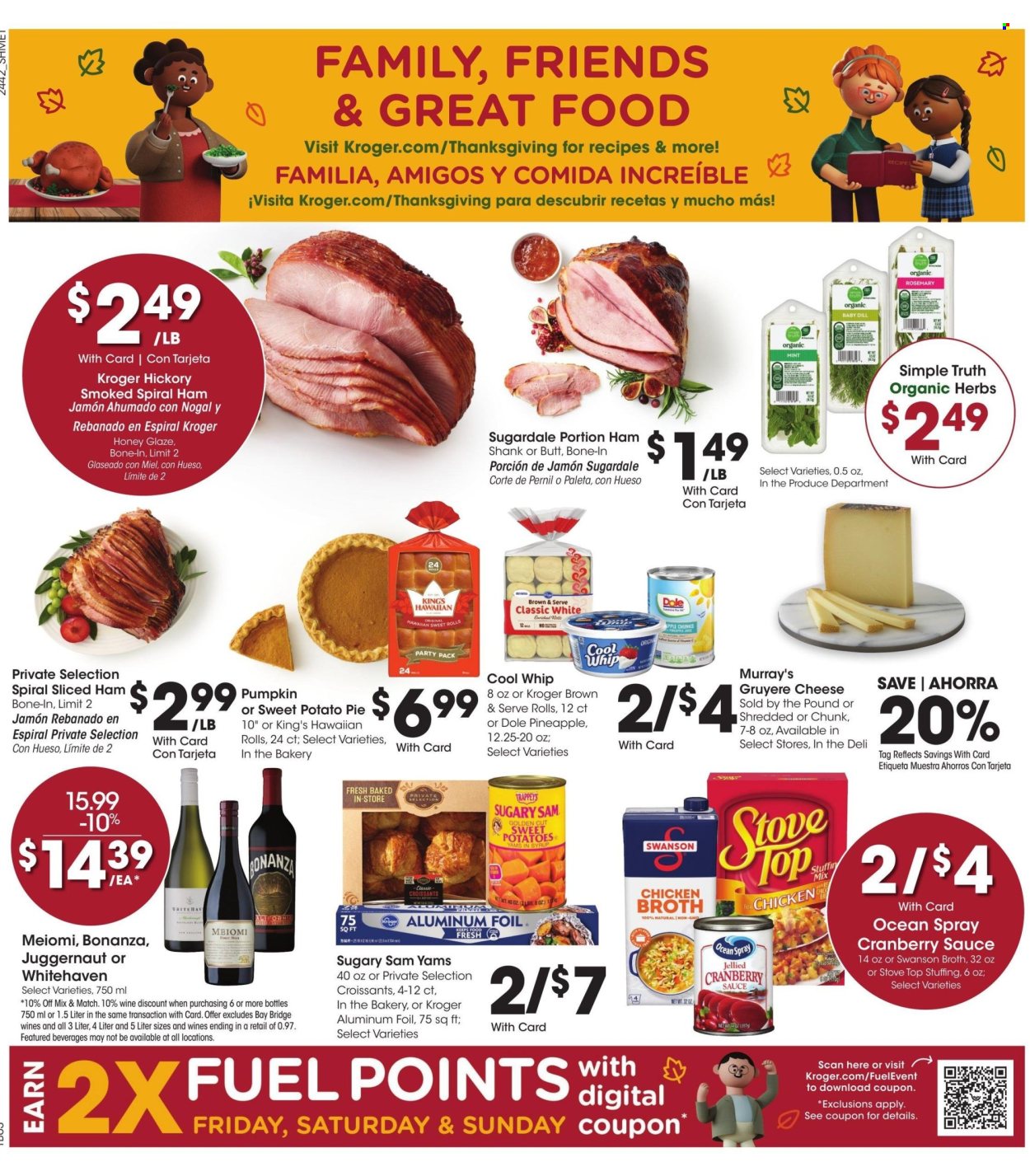 Kroger ad - 11/20/2024 - 11/28/2024. Page 1