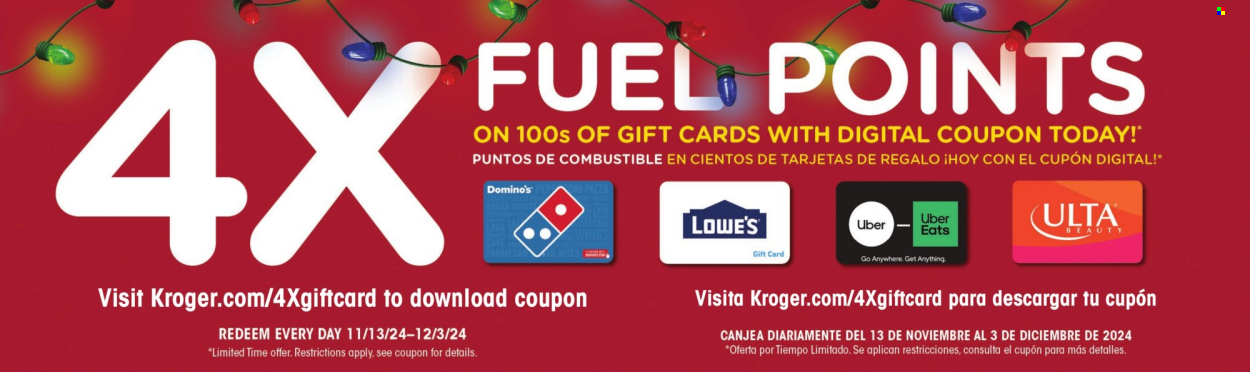 Kroger ad - 11/20/2024 - 11/28/2024. Page 1