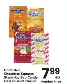 Ghirardelli Chocolate Squares Stand-Up Bag Candy - 5.8-9 oz, select varieties