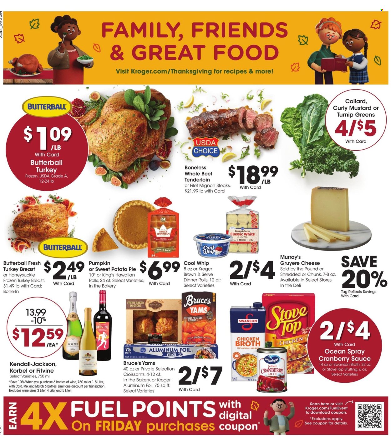 Kroger ad - 11/20/2024 - 11/28/2024. Page 1