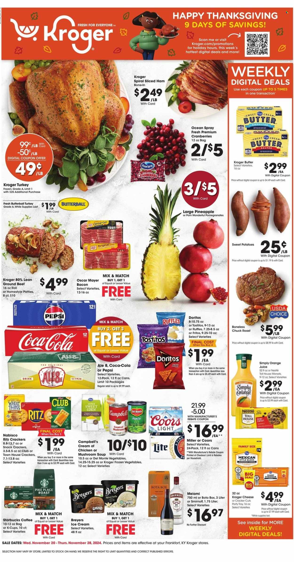 Kroger ad - 11/20/2024 - 11/28/2024. Page 1