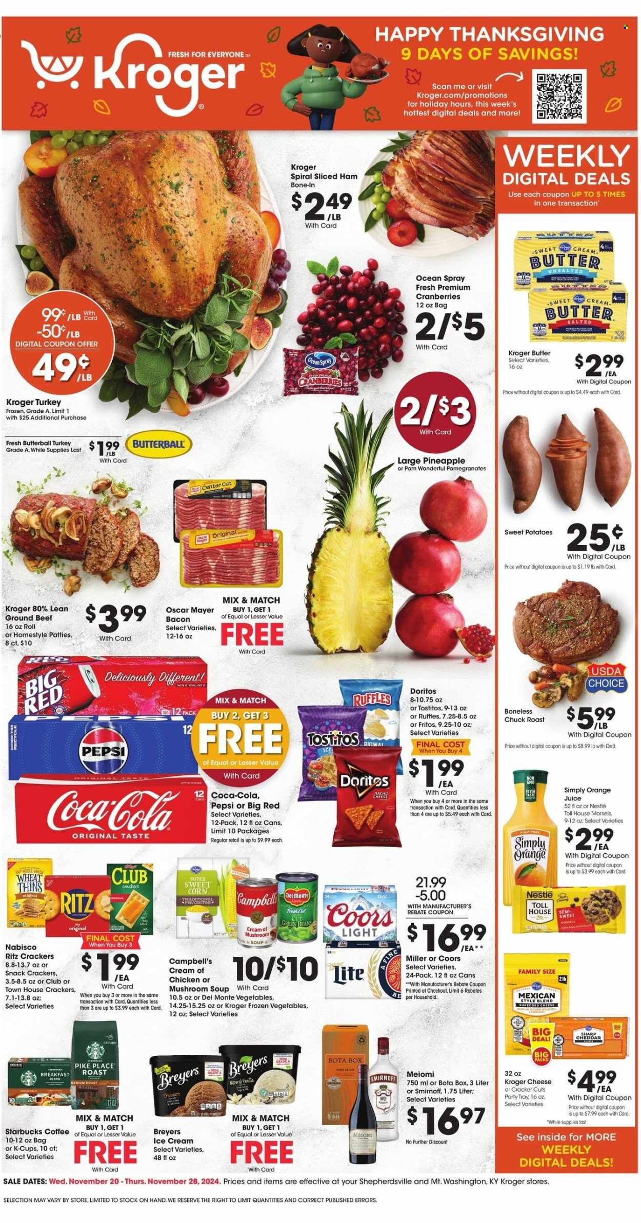 Kroger ad - 11/20/2024 - 11/28/2024. Page 1