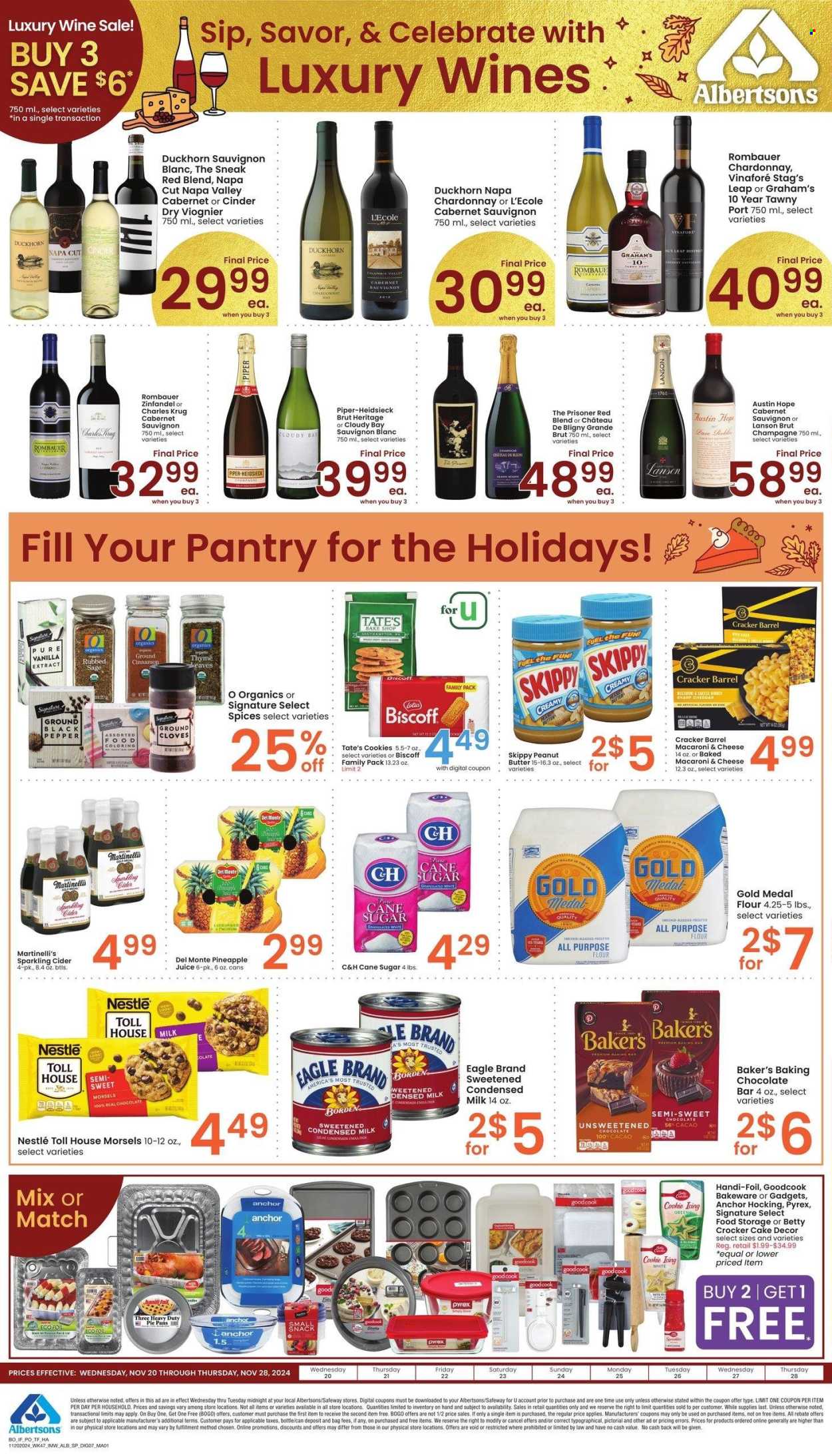 Albertsons ad - 11/20/2024 - 11/28/2024. Page 1