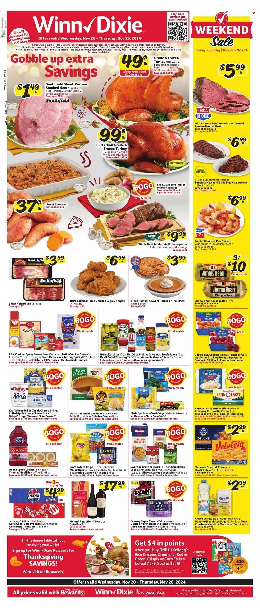 Winn Dixie ad - 11/20/2024 - 11/28/2024. Page 1