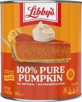 Libby's Solid Pumpkin Pack - 29 oz