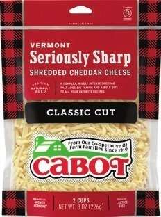 Cabot Shredded, Chunk or Sliced Cheese - 8 oz

Mix & match