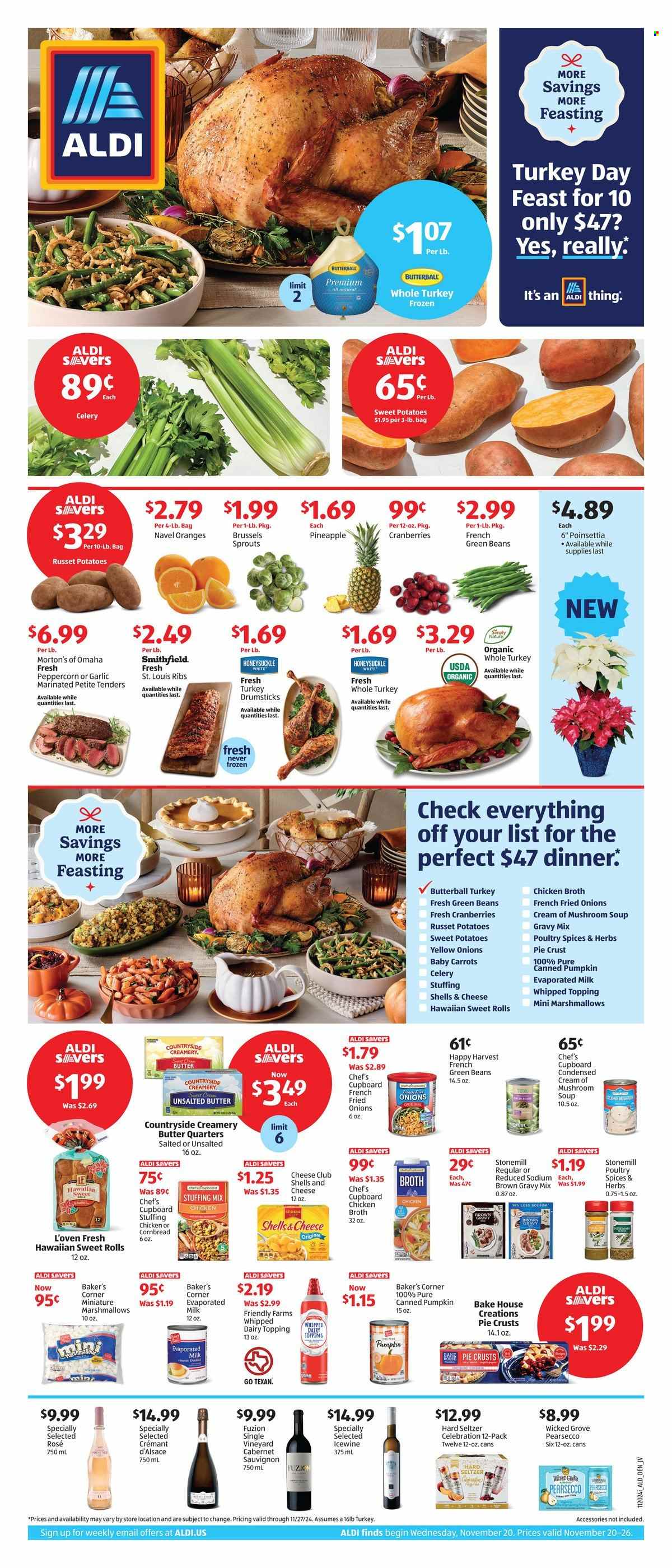 ALDI ad - 11/20/2024 - 11/26/2024. Page 1