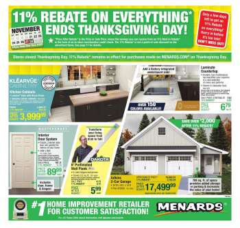 Menards Flyer - 11/21/2024 - 11/27/2024.