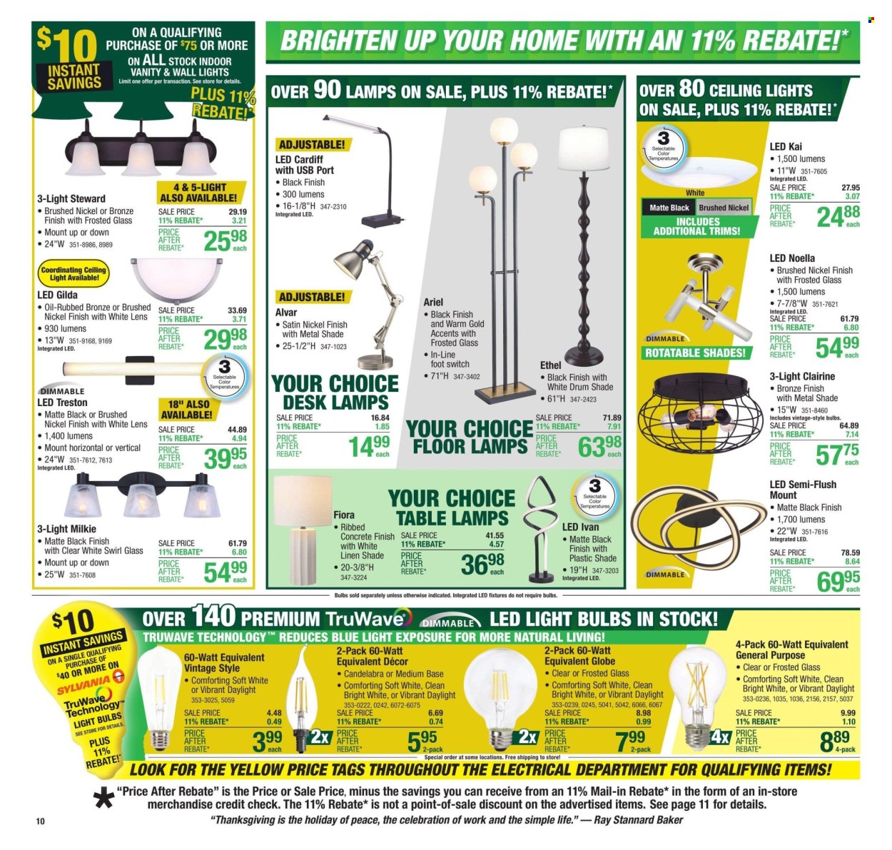 Menards ad - 11/21/2024 - 11/27/2024. Page 1