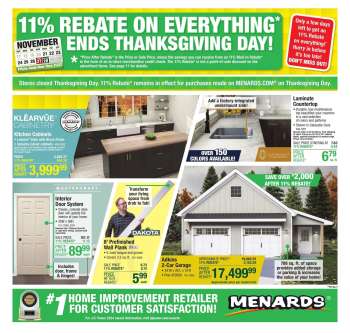 Menards Flyer - 11/21/2024 - 11/27/2024.