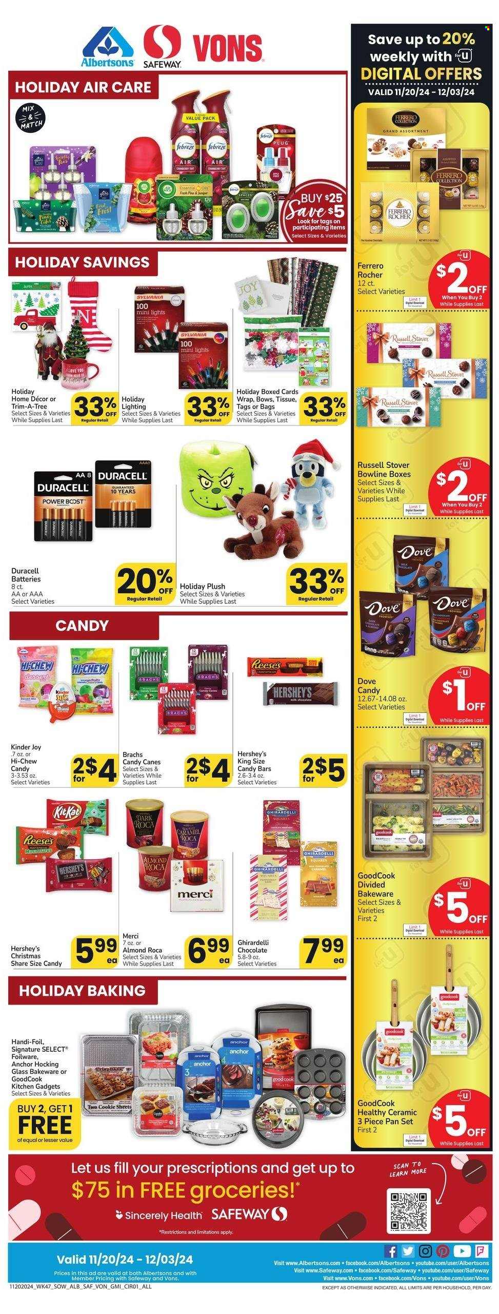 Safeway ad - 11/20/2024 - 11/28/2024. Page 1