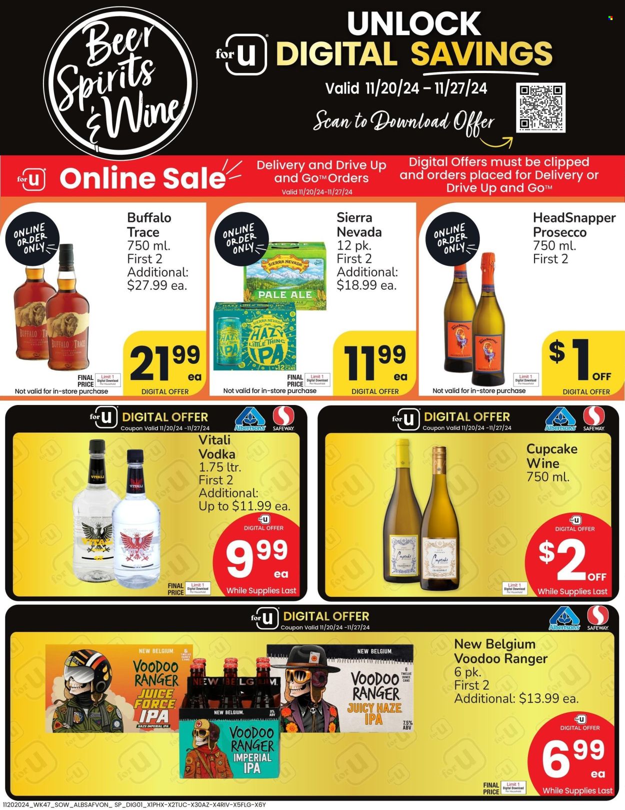 Safeway ad - 11/20/2024 - 11/28/2024. Page 1