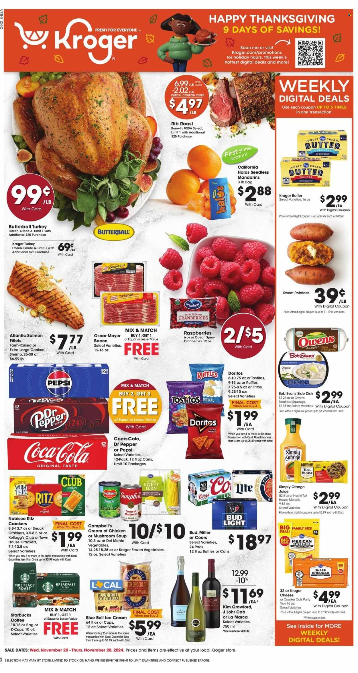 Kroger ad - 11/20/2024 - 11/28/2024. Page 1