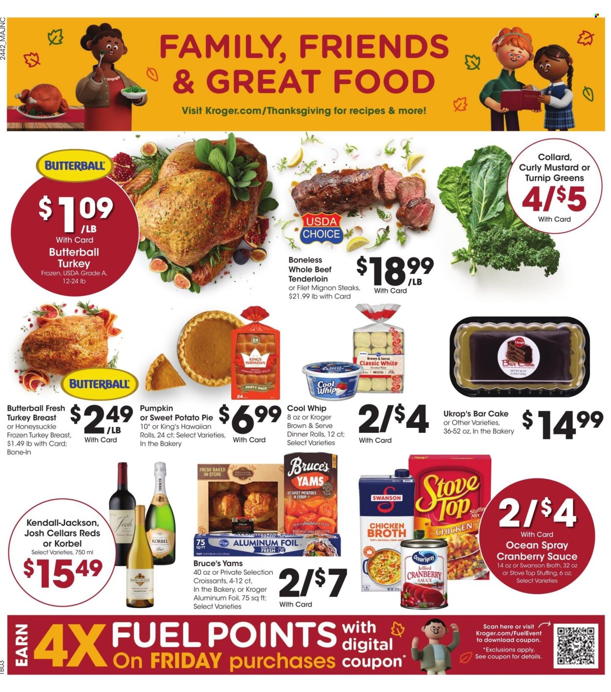 Kroger ad - 11/20/2024 - 11/28/2024. Page 1