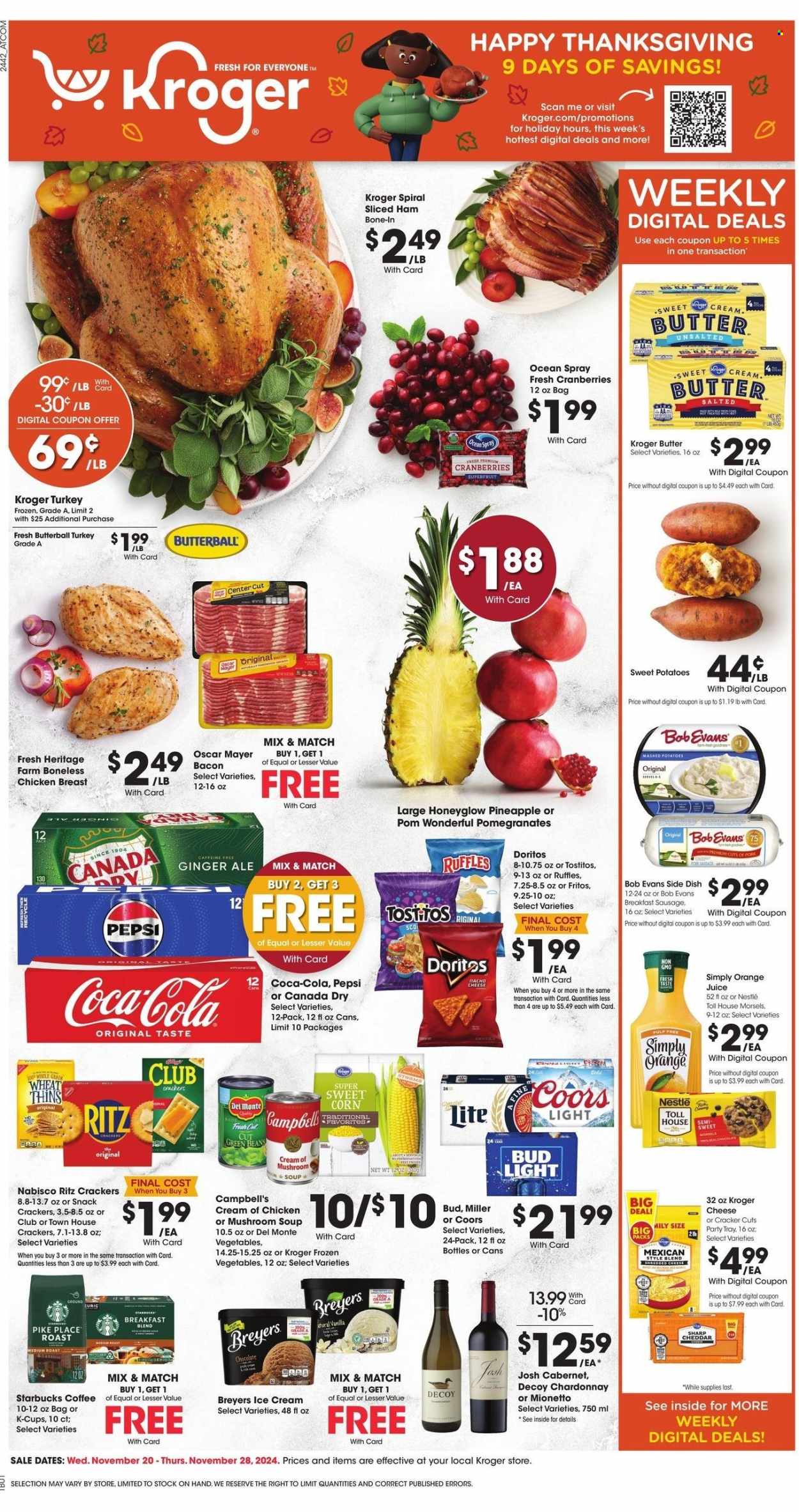 Kroger ad - 11/20/2024 - 11/28/2024. Page 1