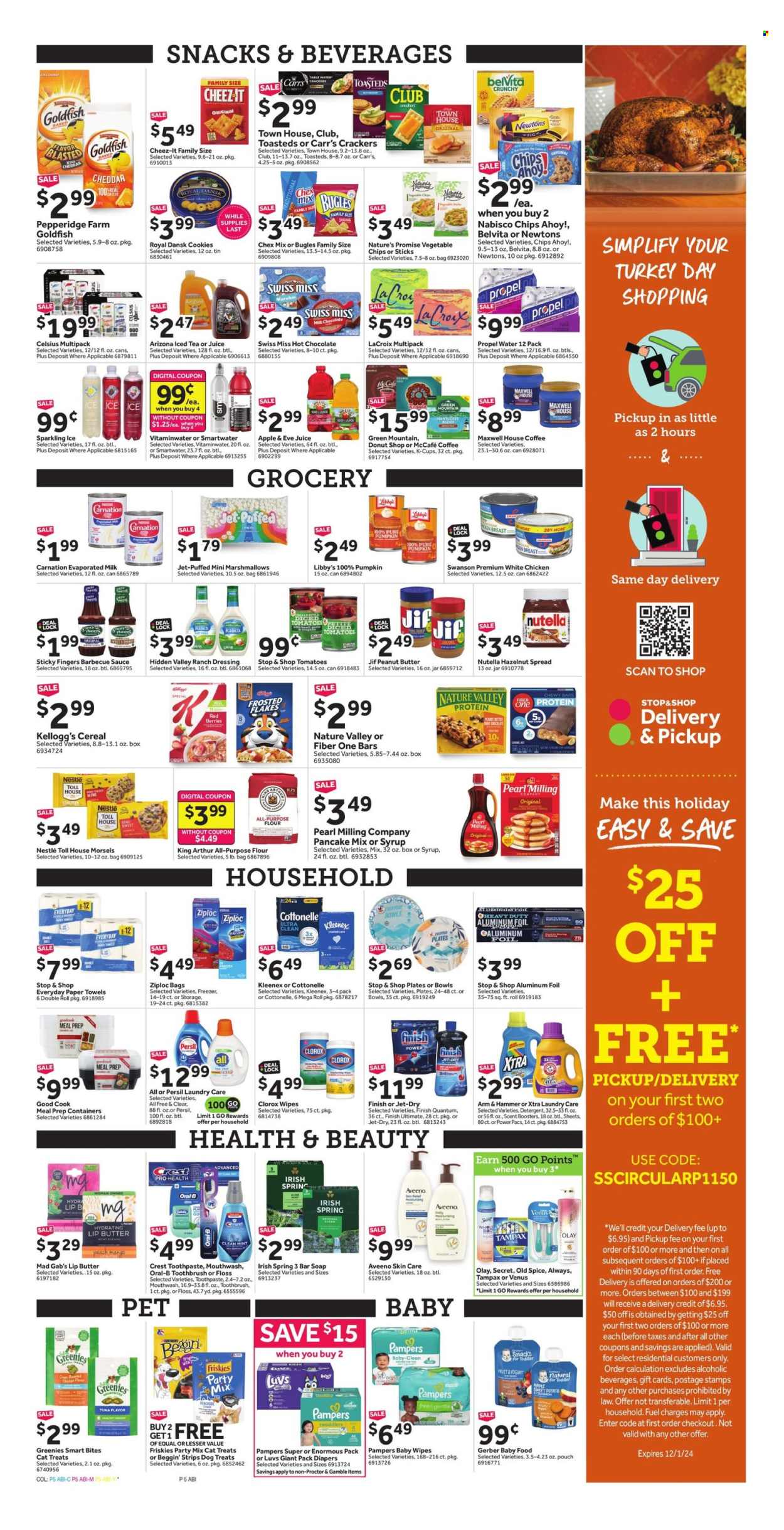 Stop & Shop ad - 11/22/2024 - 11/28/2024. Page 1