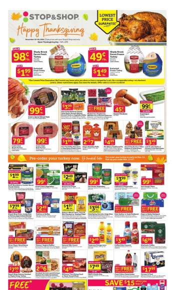 Stop & Shop Flyer - 11/22/2024 - 11/28/2024.