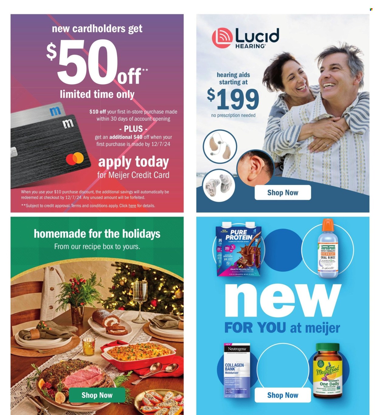 Meijer ad - 11/24/2024 - 11/30/2024. Page 1