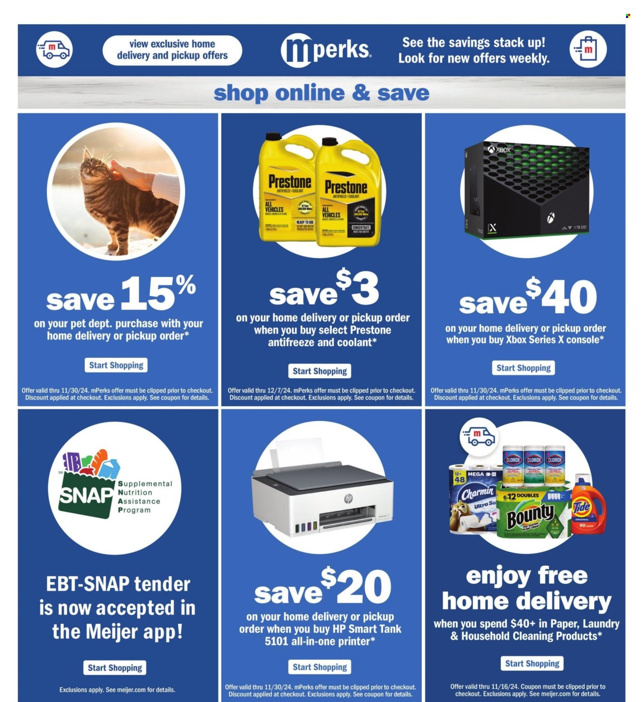 Meijer ad - 11/24/2024 - 11/30/2024. Page 1