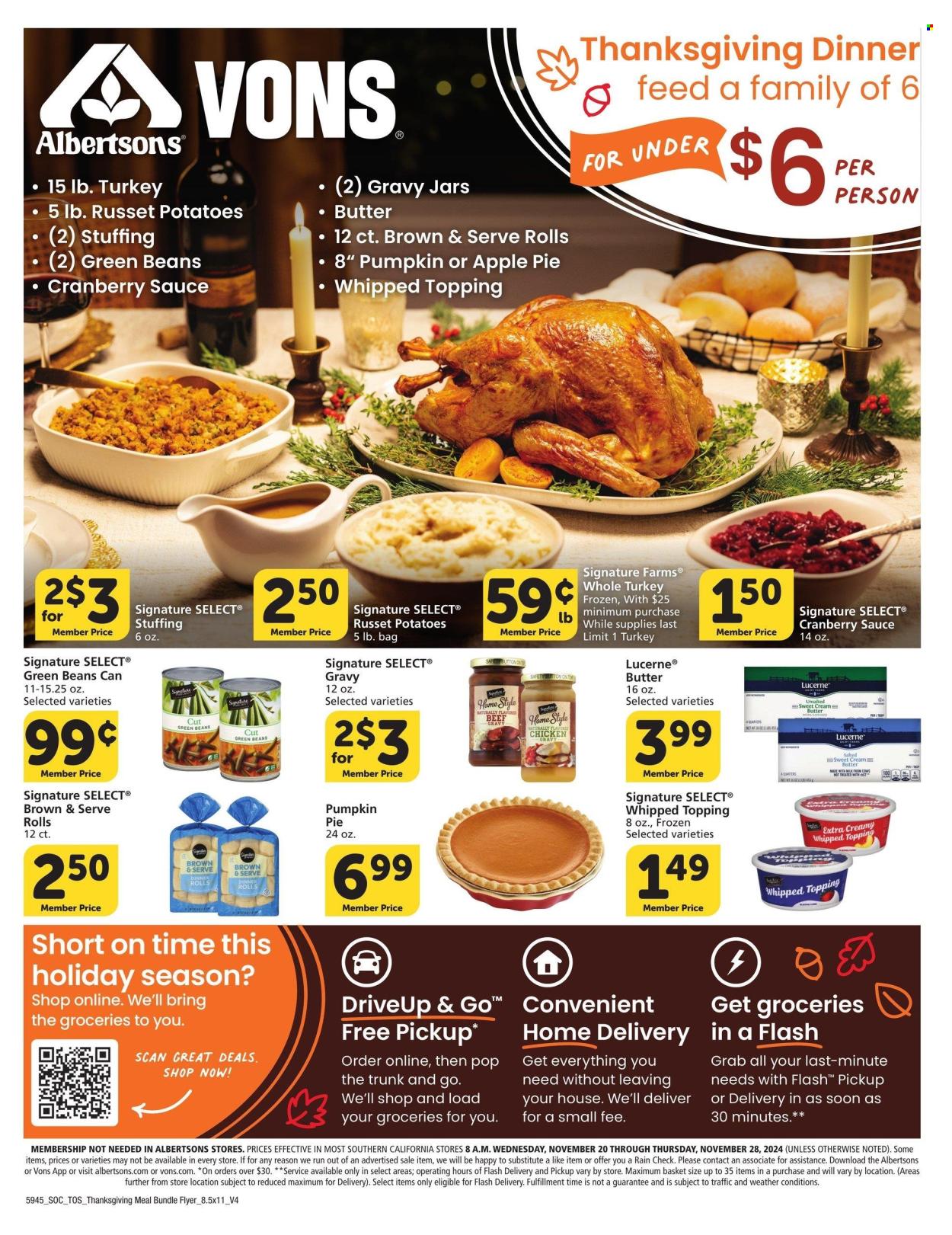 Vons ad - 11/20/2024 - 11/28/2024. Page 1