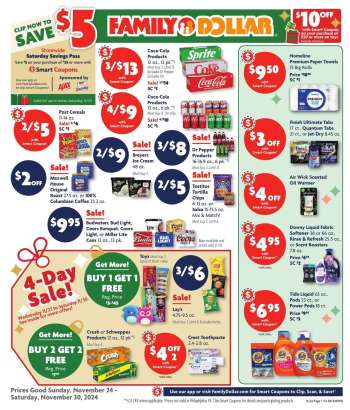 Family Dollar Flyer - 11/24/2024 - 11/30/2024.