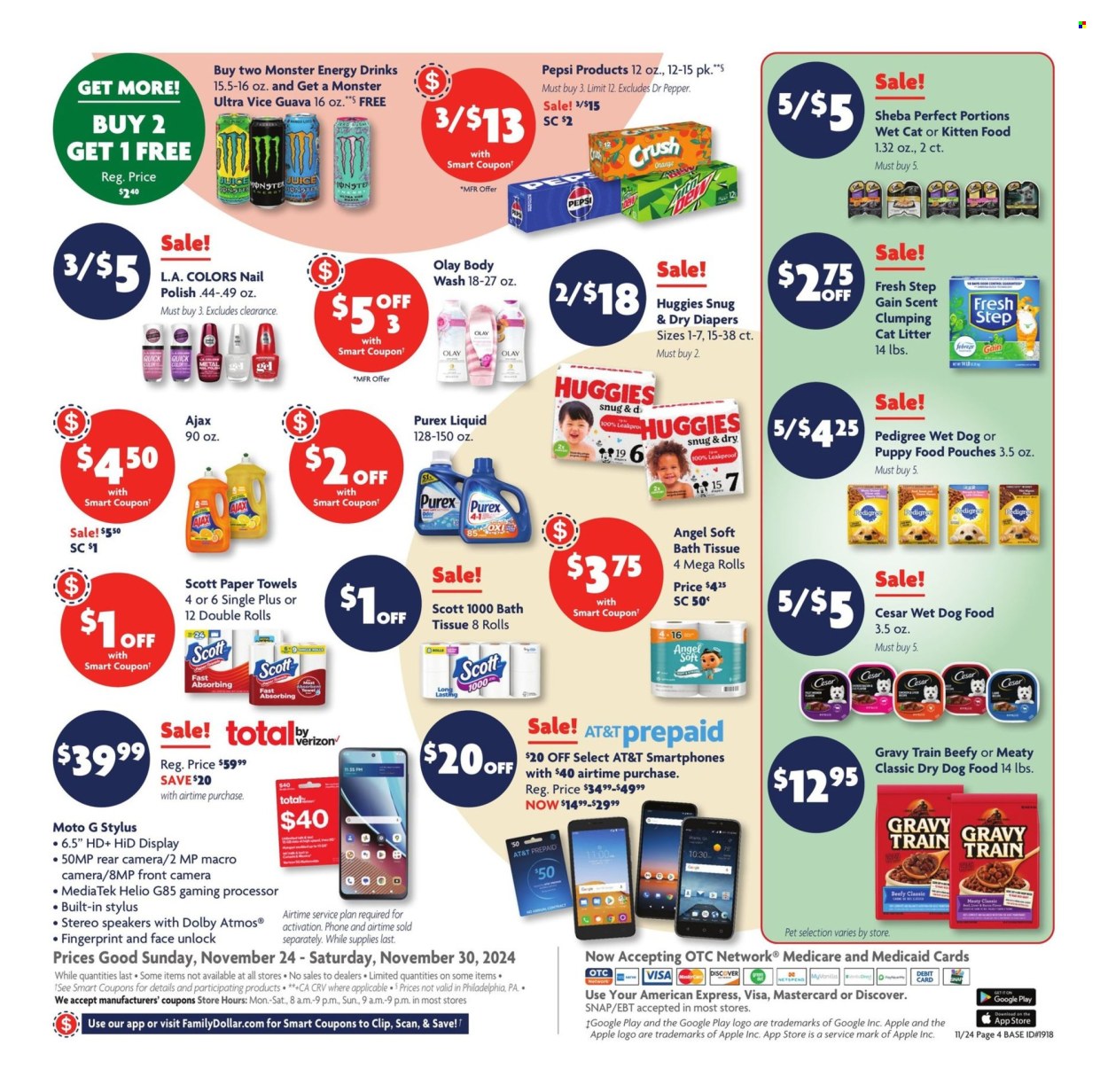 Family Dollar ad - 11/24/2024 - 11/30/2024. Page 1