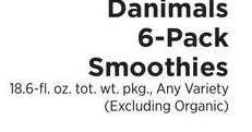 6-Pack Smoothies - 18.6 - fl. oz. tot. wt. pkg., Any Variety