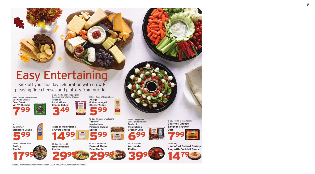 Hannaford ad - 11/24/2024 - 11/30/2024. Page 1