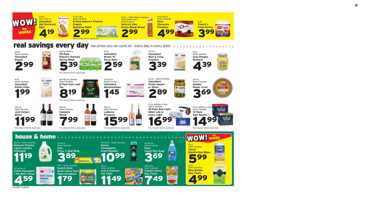 Hannaford ad - 11/24/2024 - 11/30/2024. Page 1