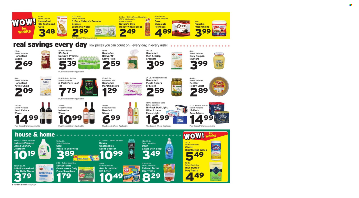 Hannaford ad - 11/24/2024 - 11/30/2024. Page 1