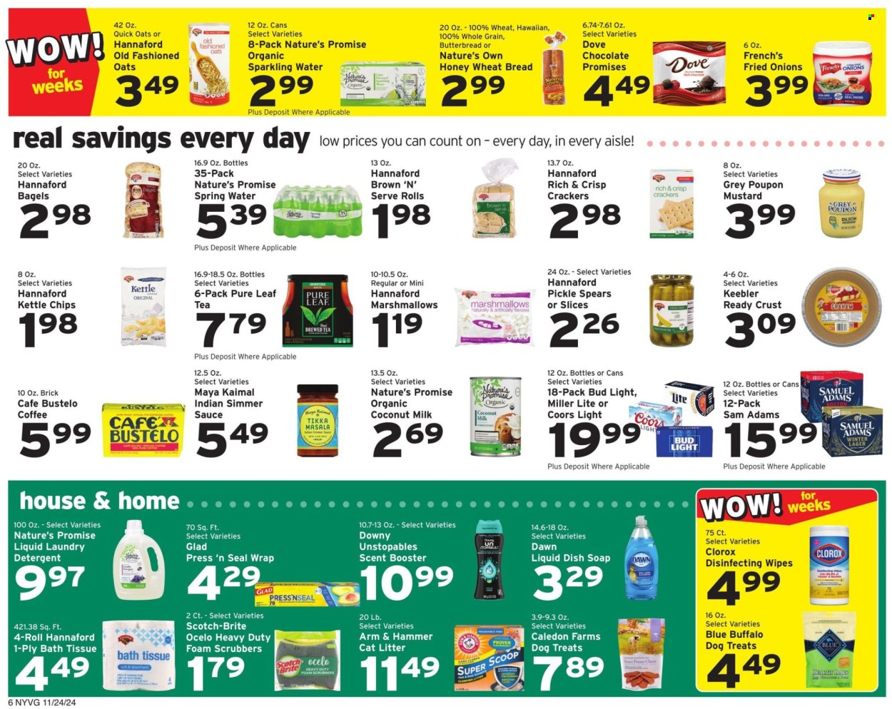 Hannaford ad - 11/24/2024 - 11/30/2024. Page 1