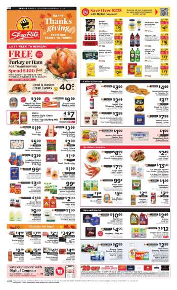 ShopRite Flyer - 11/24/2024 - 11/30/2024.