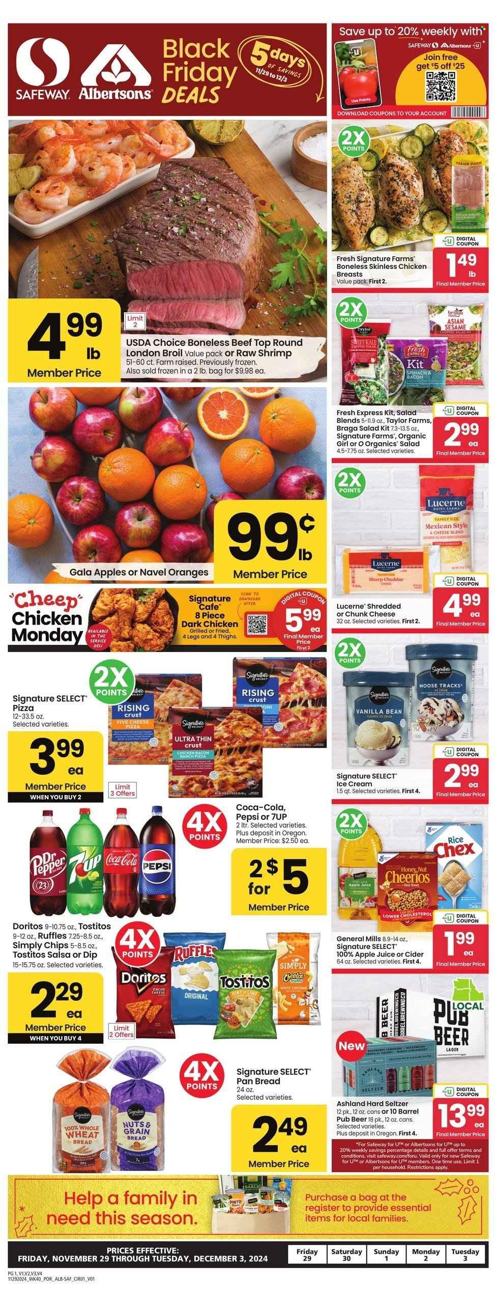 Albertsons ad - 11/29/2024 - 12/03/2024. Page 1