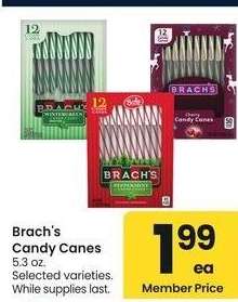 Brach's Candy Canes - 5.3 oz. Selected varieties.