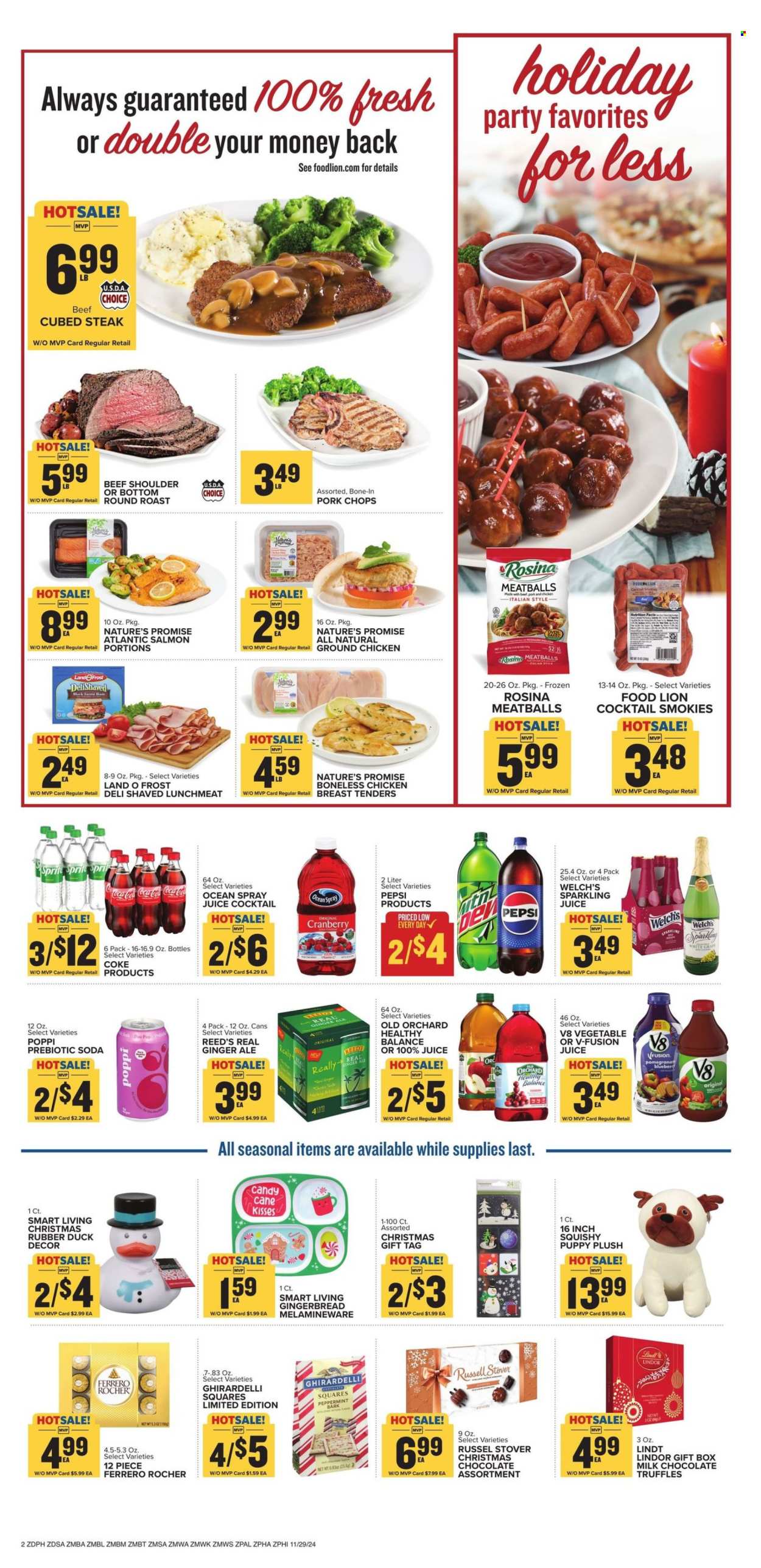 Food Lion ad - 11/29/2024 - 12/03/2024. Page 1