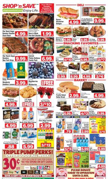 Shop ‘n Save Flyer - 11/28/2024 - 12/04/2024.