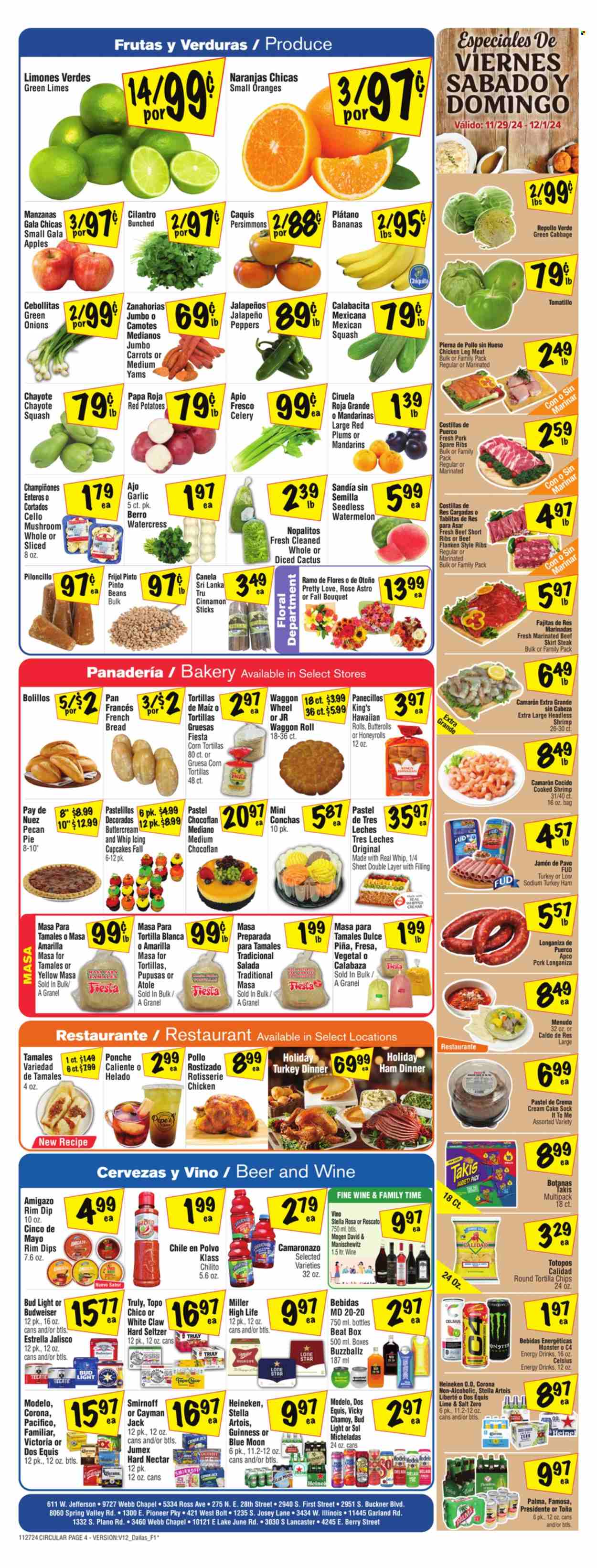 Fiesta Mart ad - 11/27/2024 - 12/03/2024. Page 1