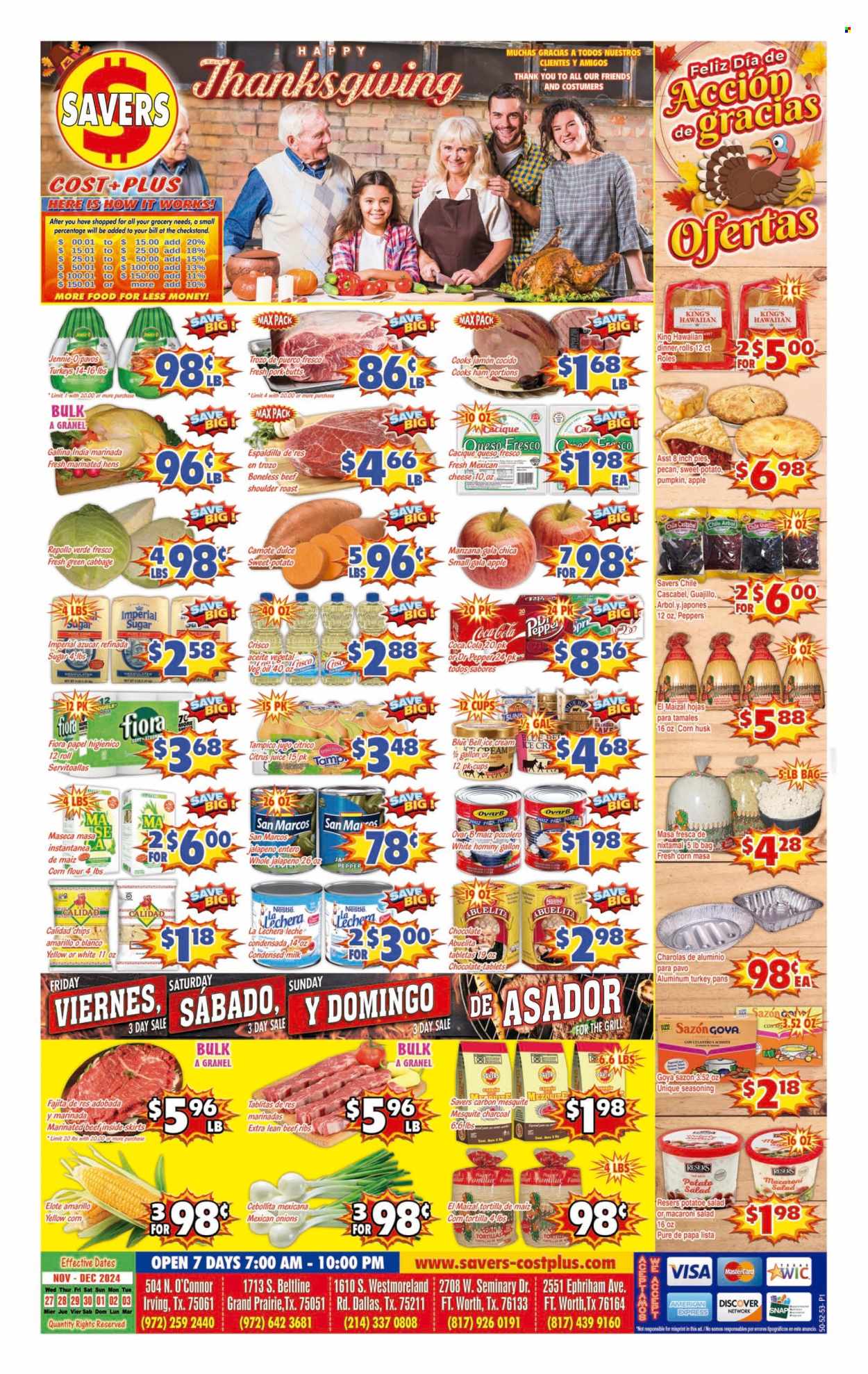 Savers Cost Plus ad - 11/27/2024 - 12/03/2024. Page 1