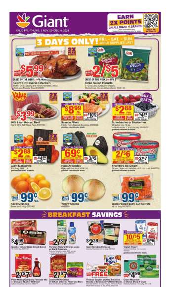 Giant Food Flyer - 11/29/2024 - 12/05/2024.