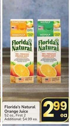 Florida's Natural Orange Juice - 52 oz.