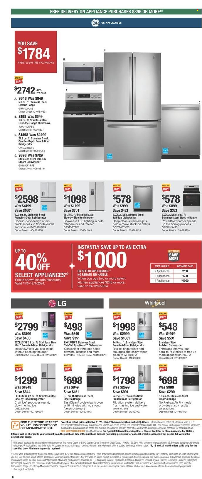 The Home Depot ad - 11/28/2024 - 12/04/2024. Page 1