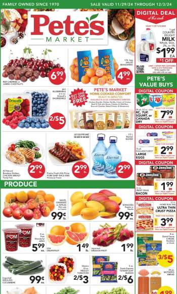 Pete's Fresh Market Flyer - 11/29/2024 - 12/03/2024.