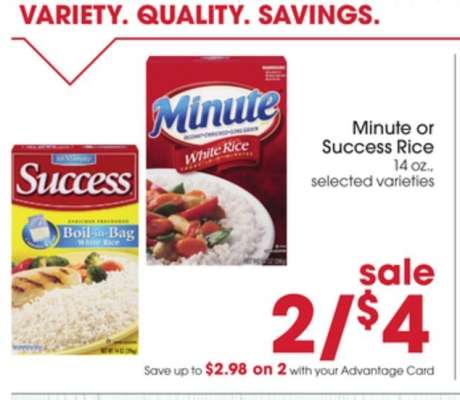 Minute or Success Rice