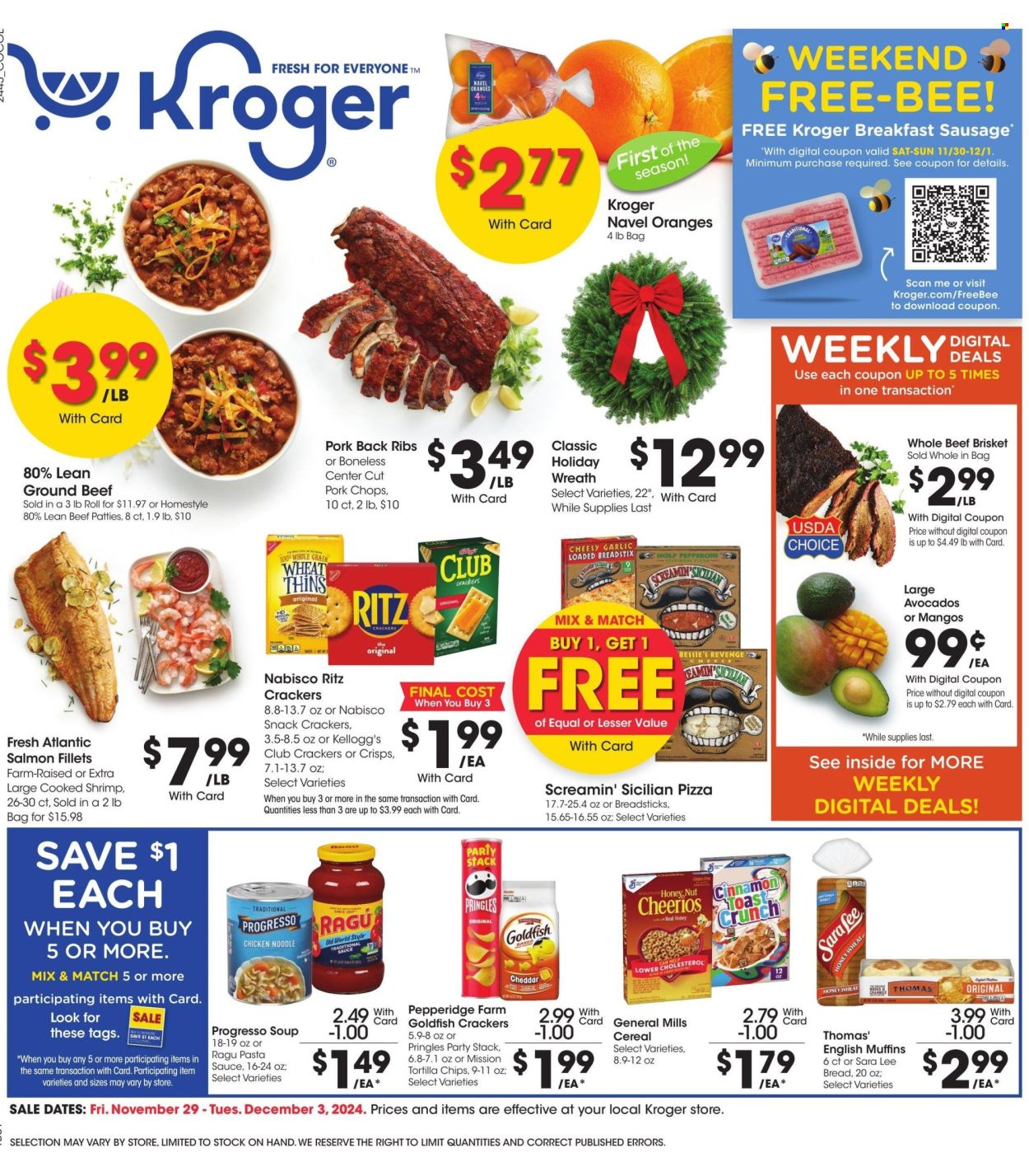 Kroger ad - 11/29/2024 - 12/03/2024. Page 1