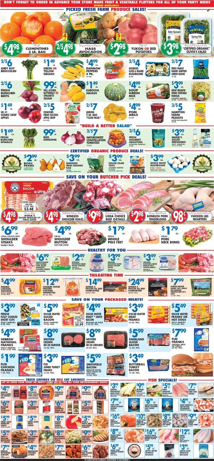 Associated Supermarkets ad - 11/29/2024 - 12/05/2024. Page 1