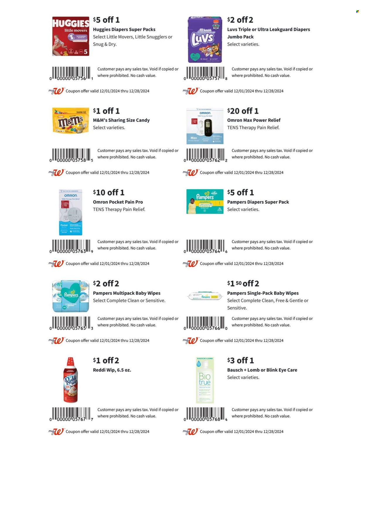 Walgreens ad - 12/01/2024 - 12/28/2024. Page 1